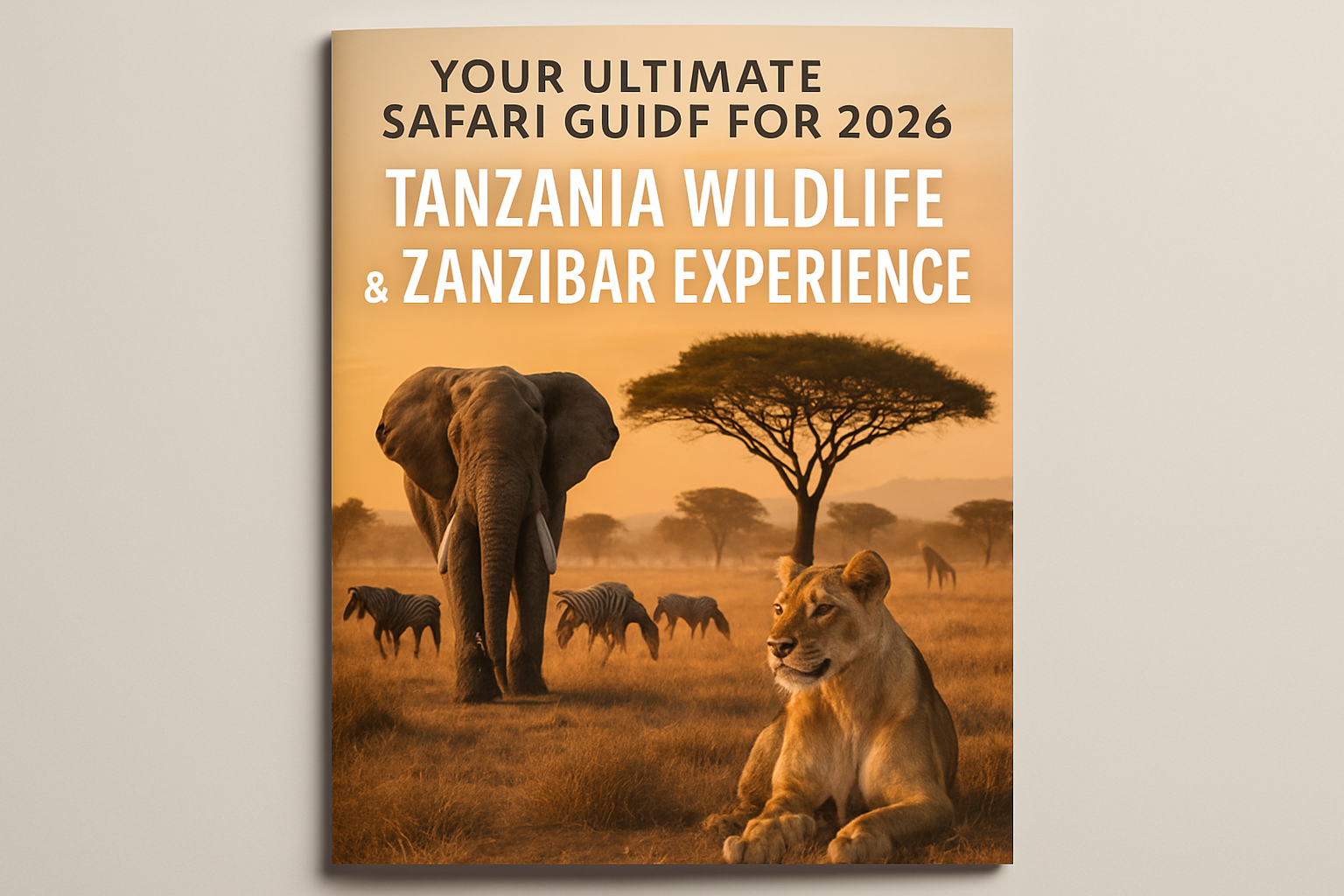 Your Ultimate Safari Guide for 2026: Tanzania Wildlife & Zan - Lets Discover Africa Tanzania Safari Guide 2026